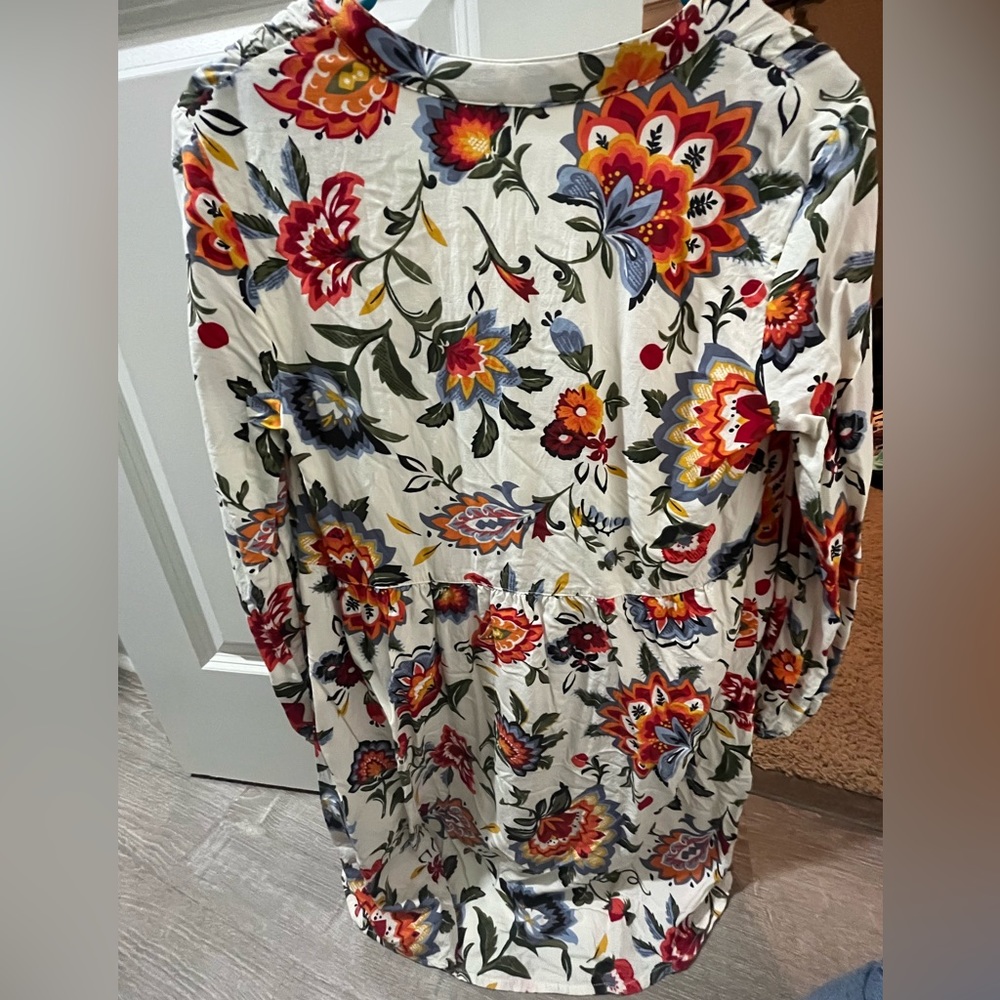 Old navy floral tunic/ Top